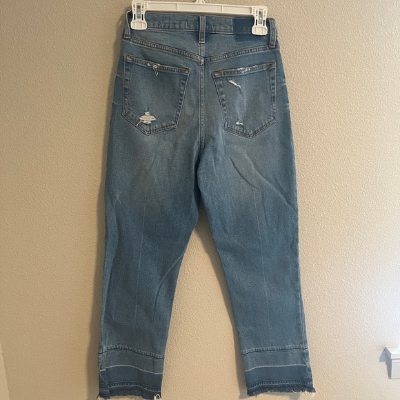 NWT Abercrombie & Fitch curve love ultra high rise ankle straight size 26 - Picture 4 of 5